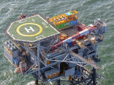 En Mer du Nord, le projet PosHYdon produit son premier hydrog&egrave;ne vert sur une plateforme gazi&egrave;re en exploitation