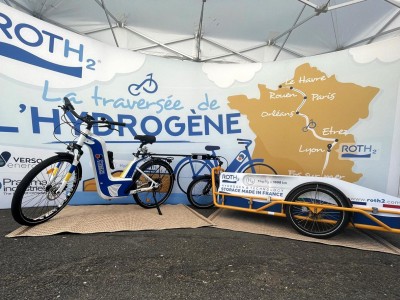 Ce vélo va traverser la France avec un kilo d'hydrogène