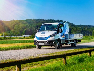 Quantron lance son Iveco Daily à hydrogène