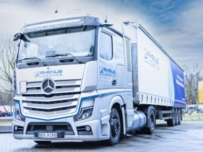 En Allemagne, le transporteur Rhenus entame les essais du Mercedes GenH2