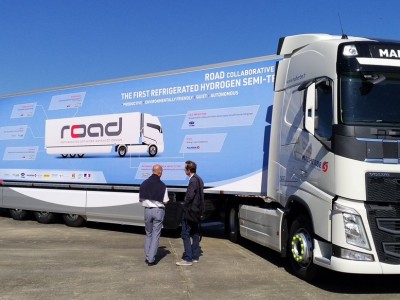 Chéreau lance le premier camion frigorifique à hydrogène