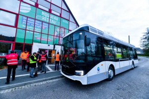 Le premier bus &agrave; hydrog&egrave;ne de la M&eacute;tropole Rouen Normandie est arriv&eacute;