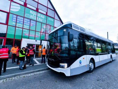 Le premier bus à hydrogène de la Métropole Rouen Normandie est arrivé