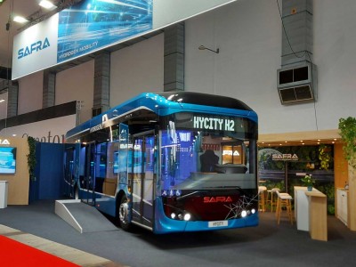 Bus hydrogène : le Safra HyCity fait sa grande première à Busworld