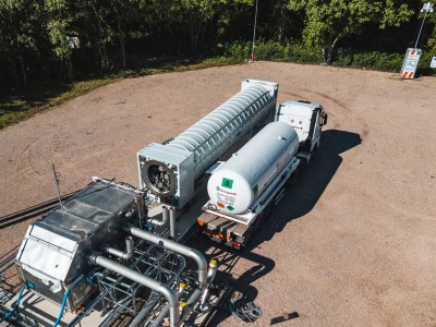 Avec son r&eacute;servoir interchangeable, sHYpS veut supprimer le casse-t&ecirc;te de l'hydrog&egrave;ne liquide dans les ports