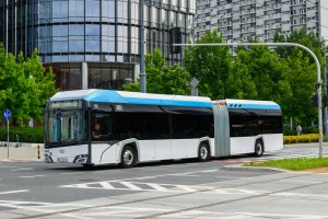 Des bus articul&eacute;s &agrave; hydrog&egrave;ne Solaris pour Belfort