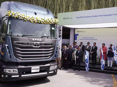 Avec 70 camions et bus &agrave; hydrog&egrave;ne, l'Inde lance un test grandeur nature