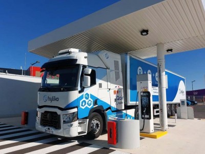 Camion hydrog&egrave;ne : de premiers r&eacute;sultats encourageants en Occitanie