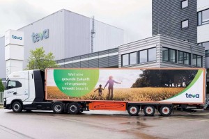 En Allemagne, ce groupe pharmaceutique re&ccedil;oit son premier camion &agrave; hydrog&egrave;ne