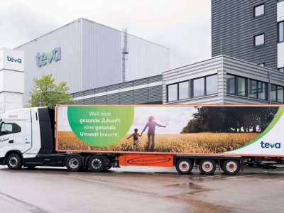 En Allemagne, ce groupe pharmaceutique re&ccedil;oit son premier camion &agrave; hydrog&egrave;ne