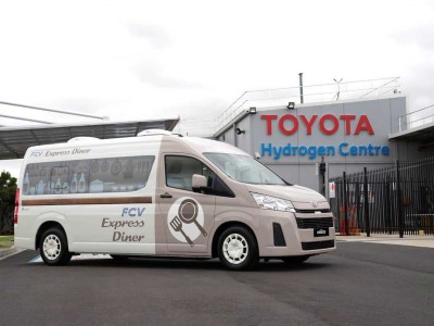 Imaginé par Toyota, ce food-truck carbure à l'hydrogène
