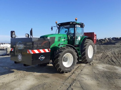 Ce tracteur de chantier roule à l'hydrogène vert