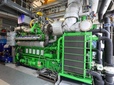Sur ce campus, ce moteur g&eacute;ant &agrave; hydrog&egrave;ne produit d&eacute;j&agrave; chaleur et &eacute;lectricit&eacute;