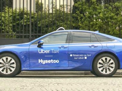 A Paris, Uber fait le pari de l'hydrog&egrave;ne pour ses taxis premium
