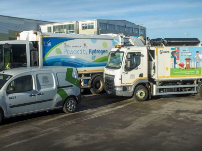 Diesel-hydrogène : des camions à moteurs dual-fuel pour Aberdeen