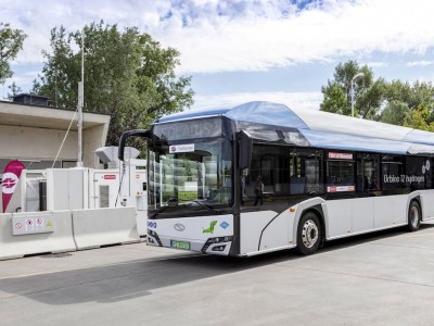 Vienne teste le bus hydrogène Solaris Urbino 12