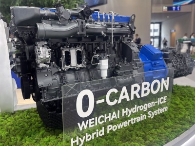 Weichai pr&eacute;sente un moteur hybride hydrog&egrave;ne de 710 ch compatible Euro VII