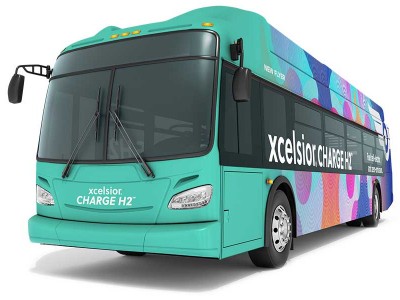 Amérique du Nord : New Flyer dévoile son premier bus à hydrogène