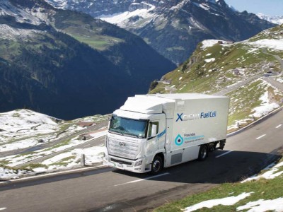 Hyundai livre ses premiers camions à hydrogène en Suisse