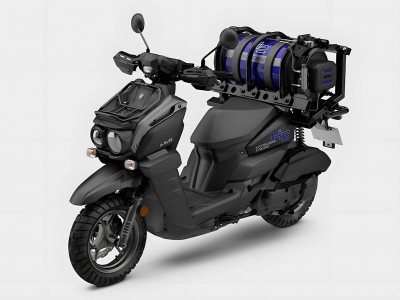 A moteur hydrogène, ce scooter Yamaha intègre un réservoir XXL