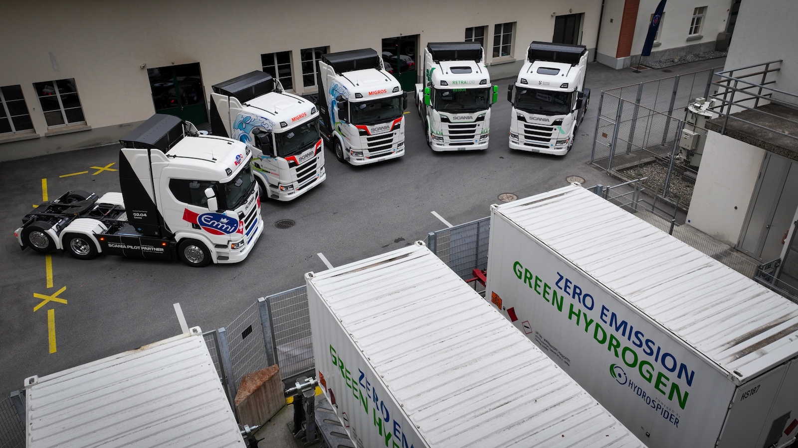 Scania livre cinq camions &agrave; hydrog&egrave;ne en Suisse : un test grandeur nature chez quatre transporteurs