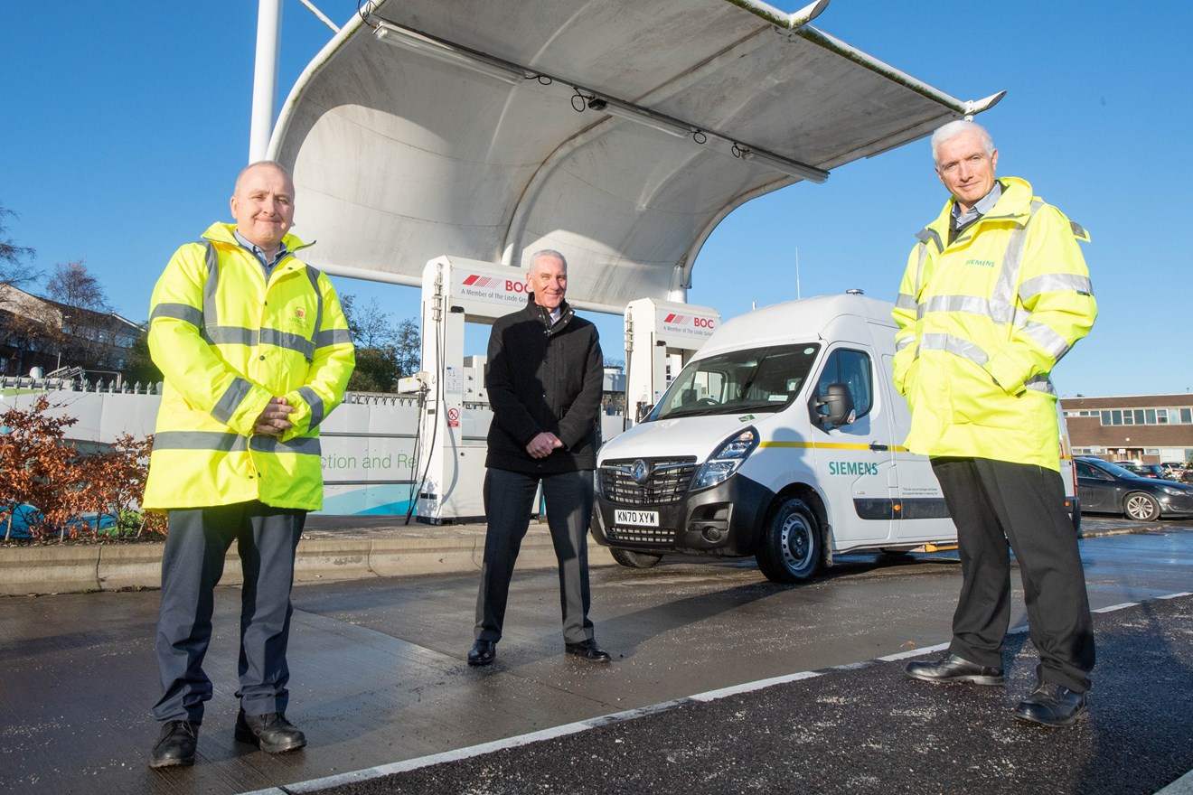 Un véhicule bicarburation diesel-hydrogène pour Aberdeen