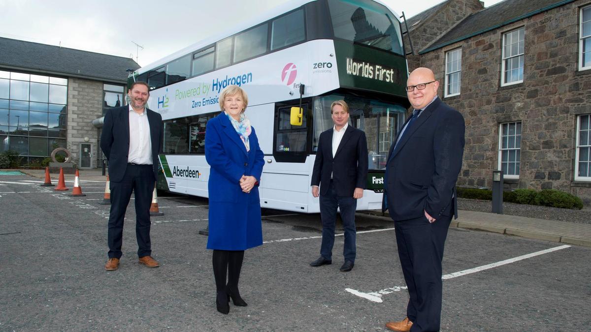 Ecosse : Le premier bus à hydrogène à deux étages arrive dans la ville pétrolière d'Aberdeen