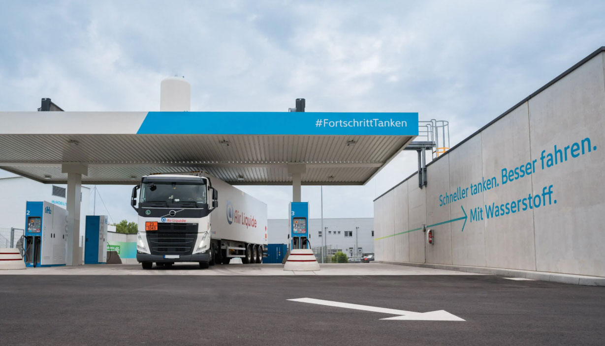 Air Liquide va fournir les stations H2 MOBILITY en hydrogène renouvelable