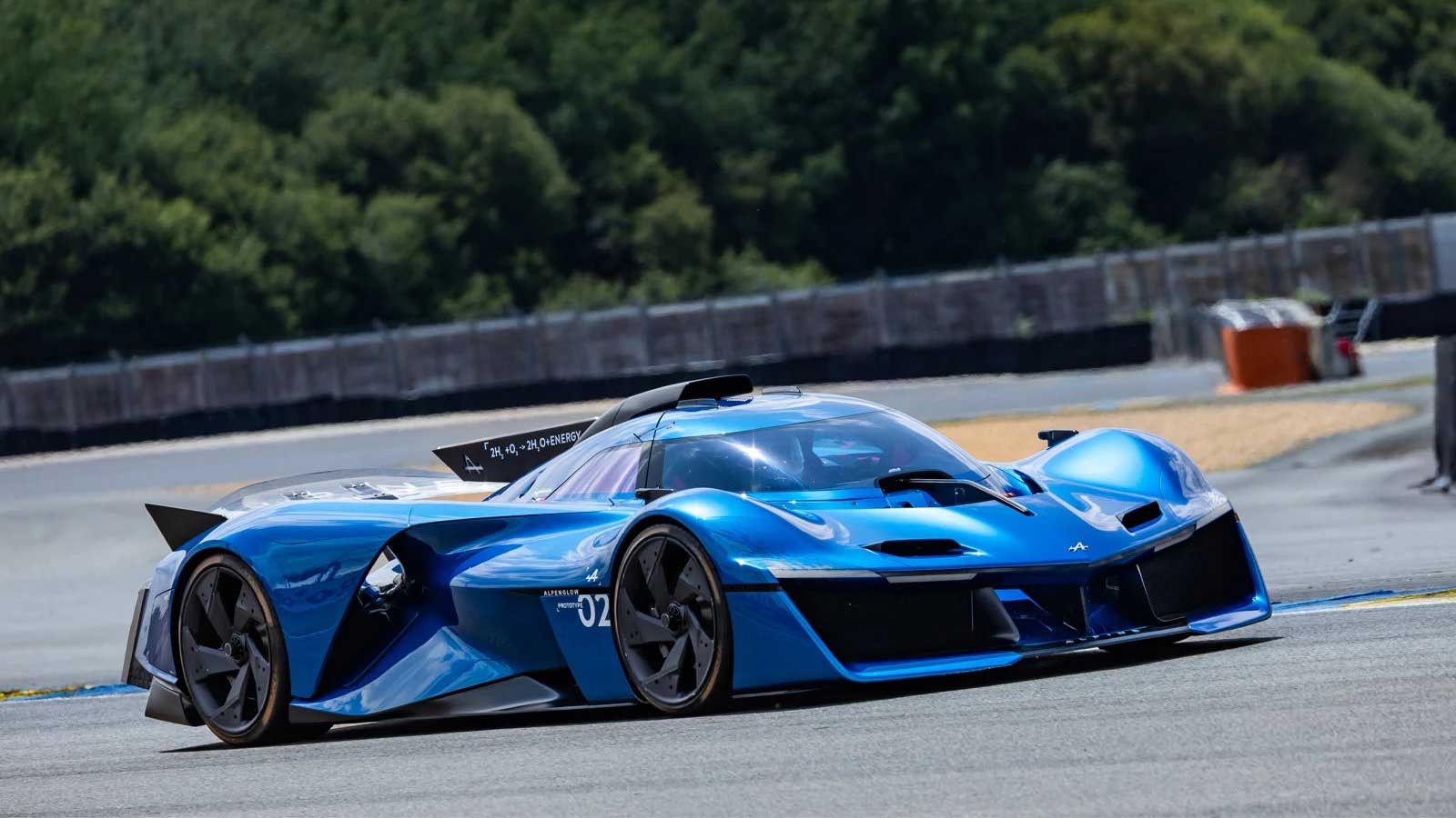 Alpine Alpenglow Hy6 : la supercar à moteur hydrogène s'invite au Festival de Goodwood