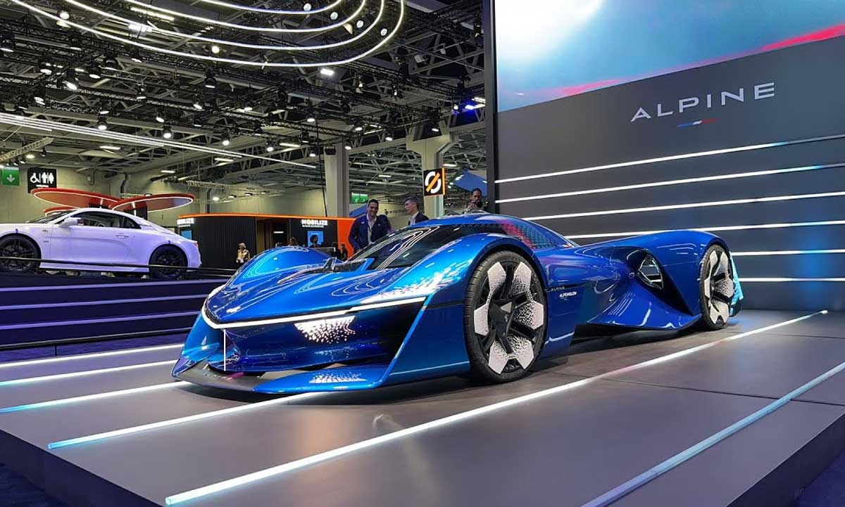 Alpine Alpenglow : la supercar à moteur hydrogène au Mondial de l'Auto