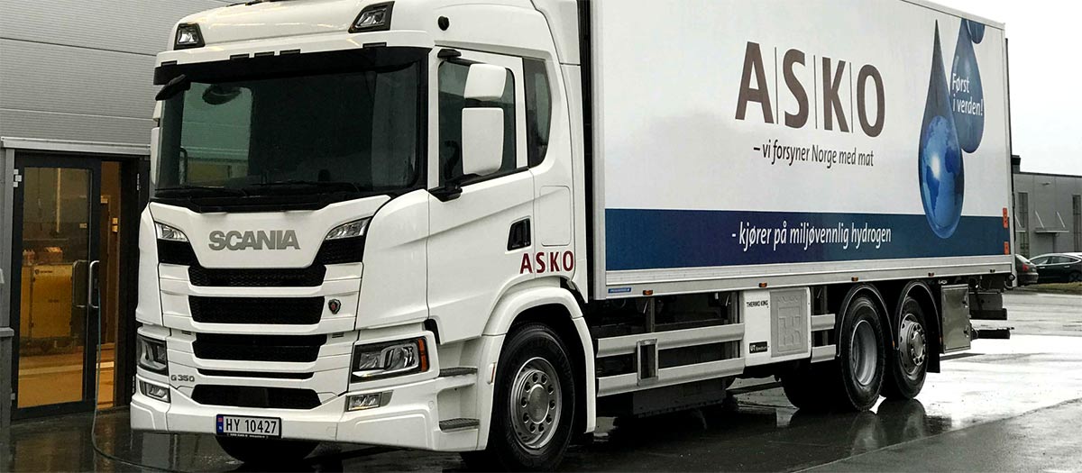 Norvège : ASKO se dote de camions Scania à hydrogène