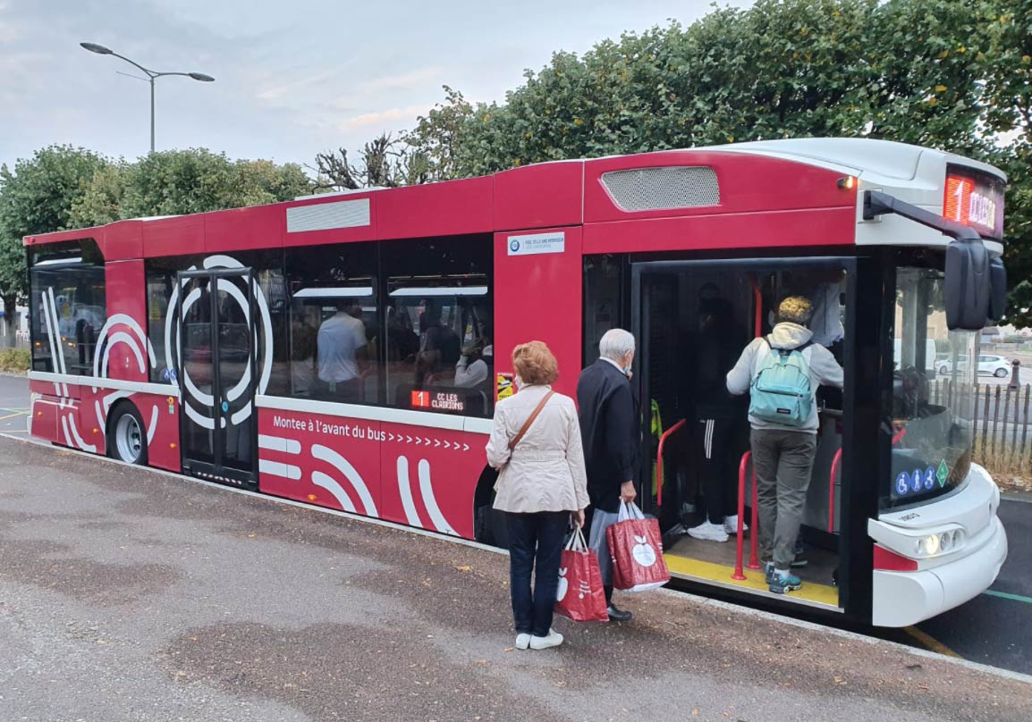 Auxerre met en service son premier bus hydrogène