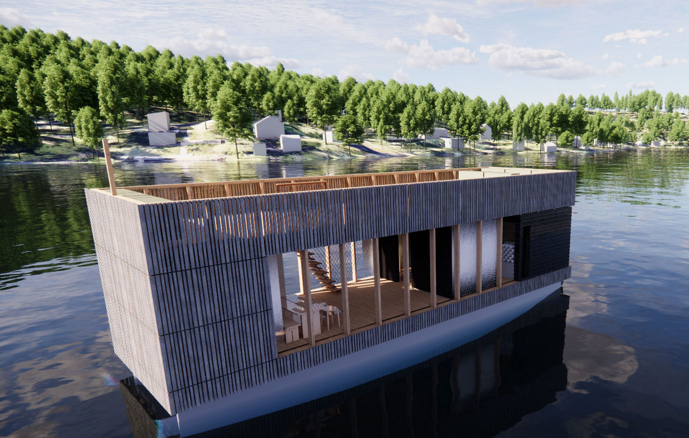 Sauna, barbecue... la Finlande teste un bateau &agrave; hydrog&egrave;ne pas comme les autres