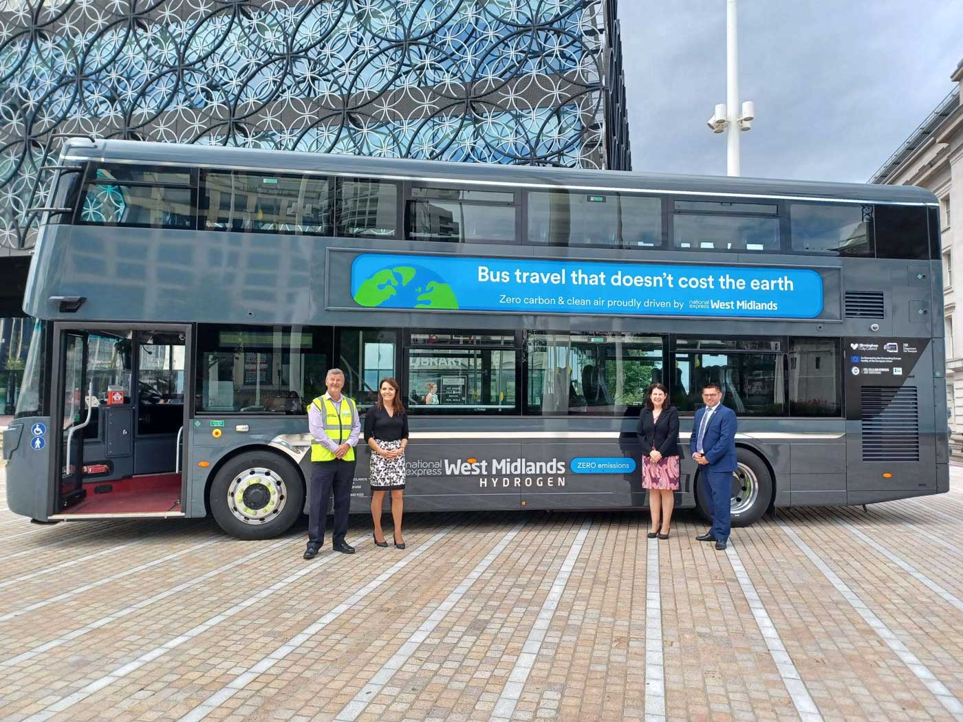 Birmingham reçoit son premier bus à hydrogène