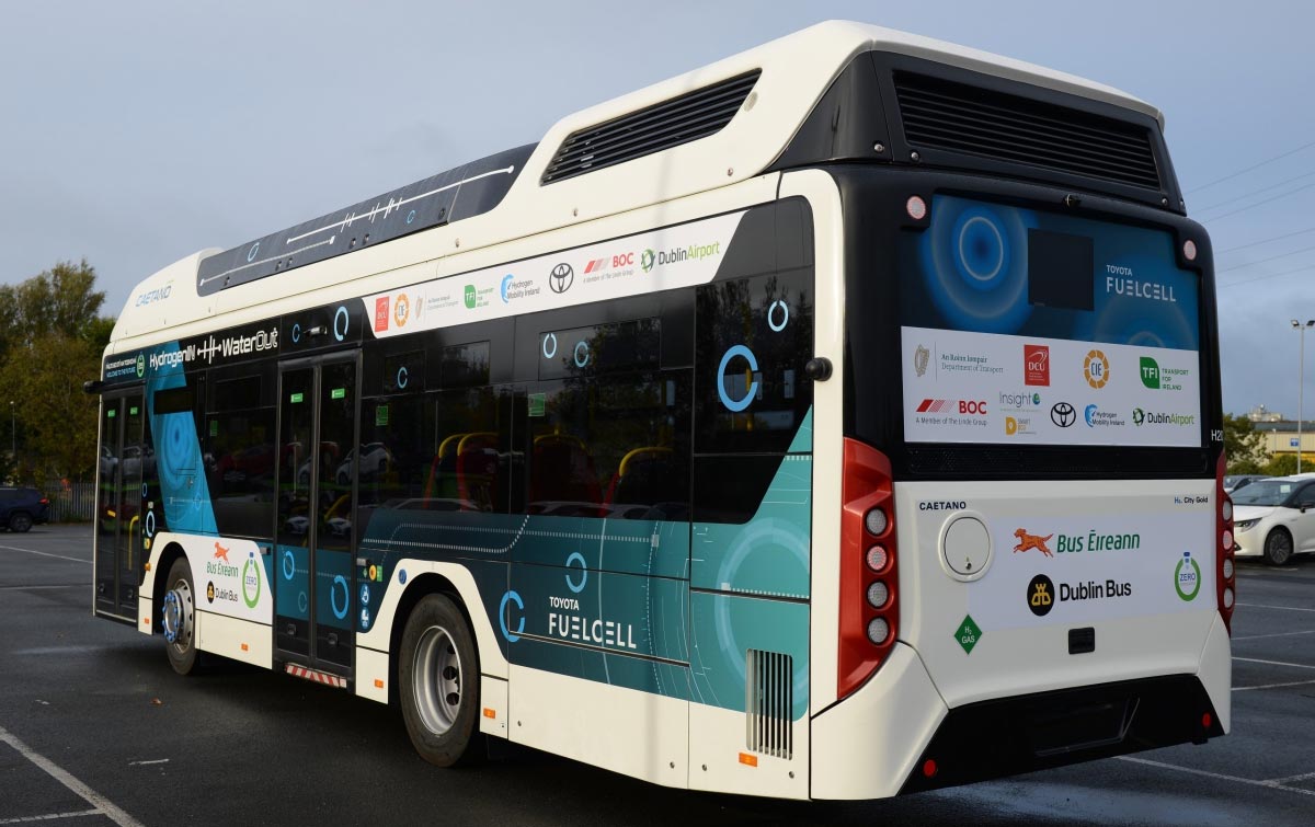 Irlande : 3 000 kilomètres parcourus par le bus à hydrogène en test à Dublin