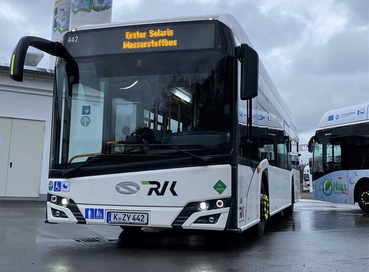Les bus Solaris Urbino à hydrogène arrivent à Cologne