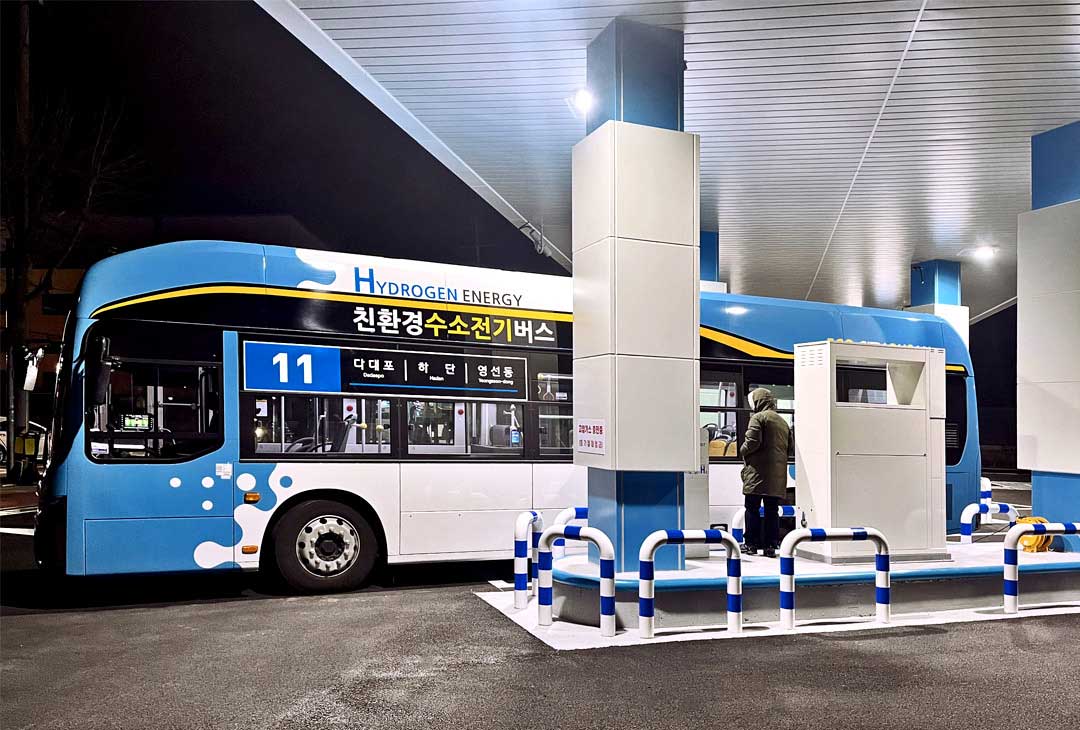 En Corée du Sud, les bus boostent la demande d'hydrogène