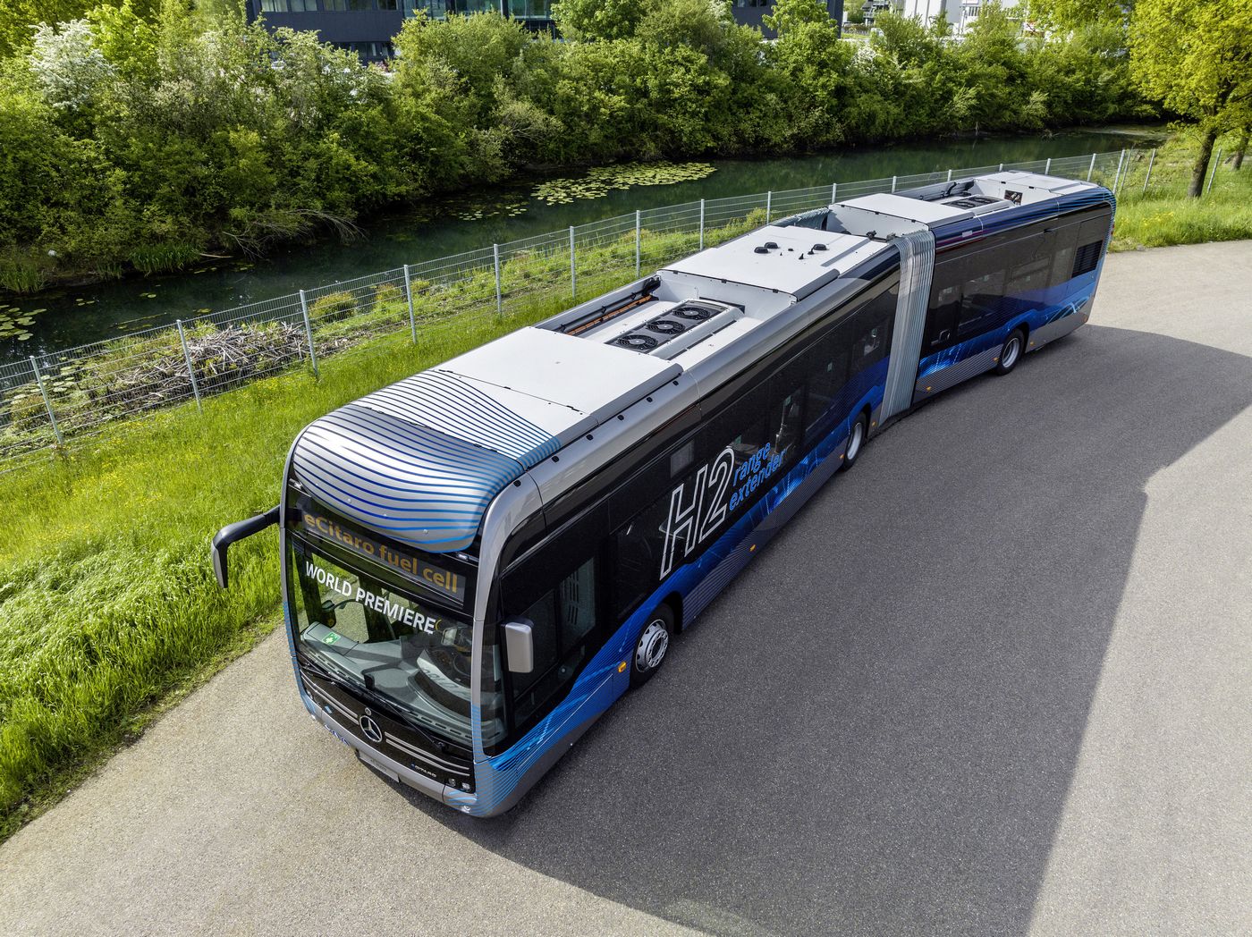 Le Mercedes eCitaro à prolongateur hydrogène se dévoile