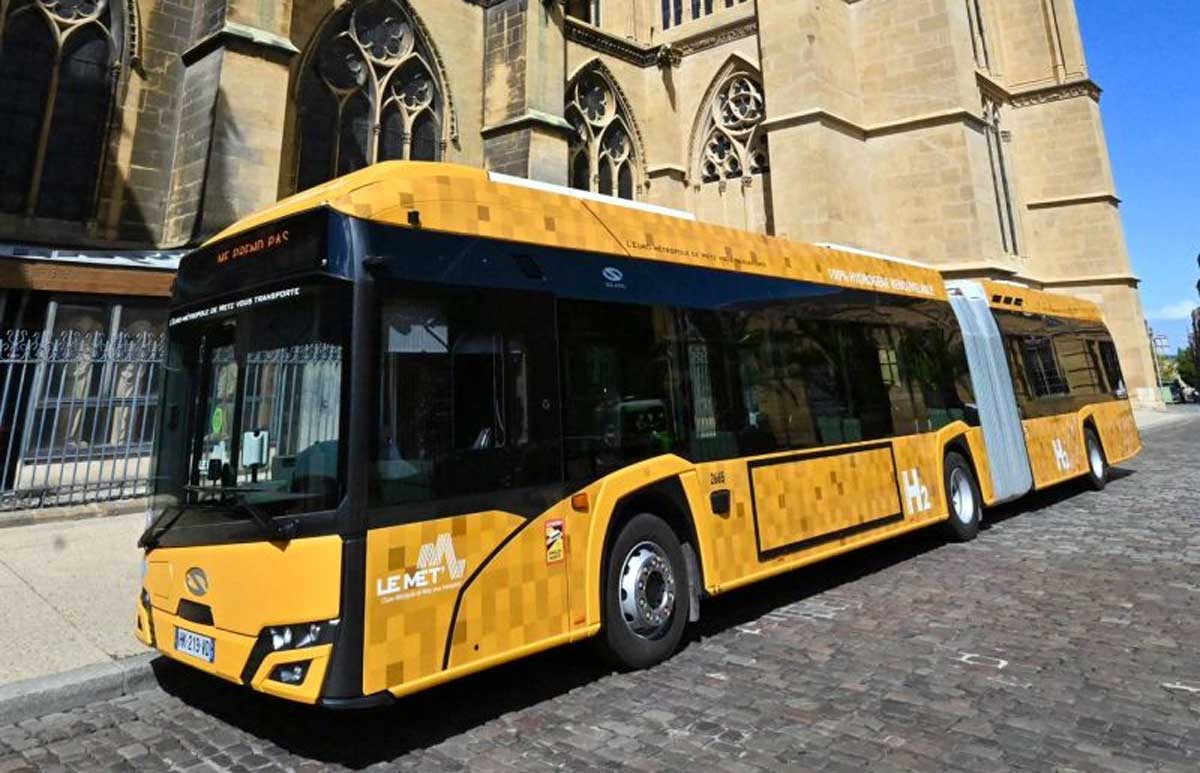 Metz met en service ses premiers bus &agrave; hydrog&egrave;ne, 34 exemplaires pr&eacute;vus d'ici 2027