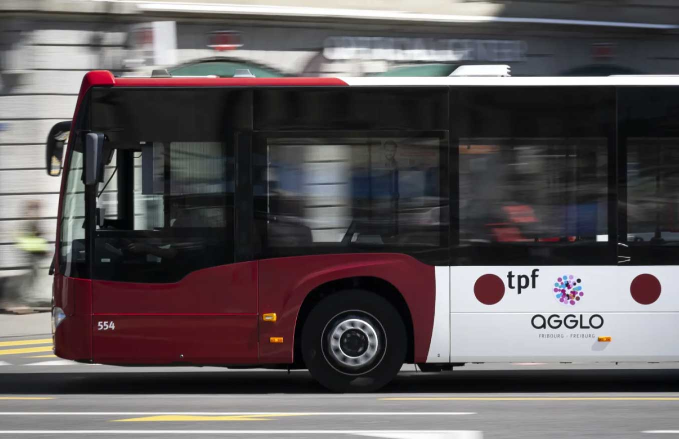 Des bus &agrave; hydrog&egrave;ne en test &agrave; Fribourg