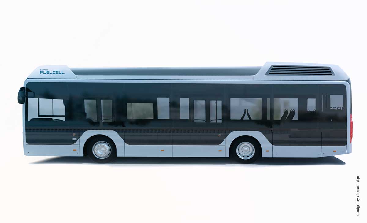 Bus à hydrogène : Toyota va fournir sa technologie à Caetanobus