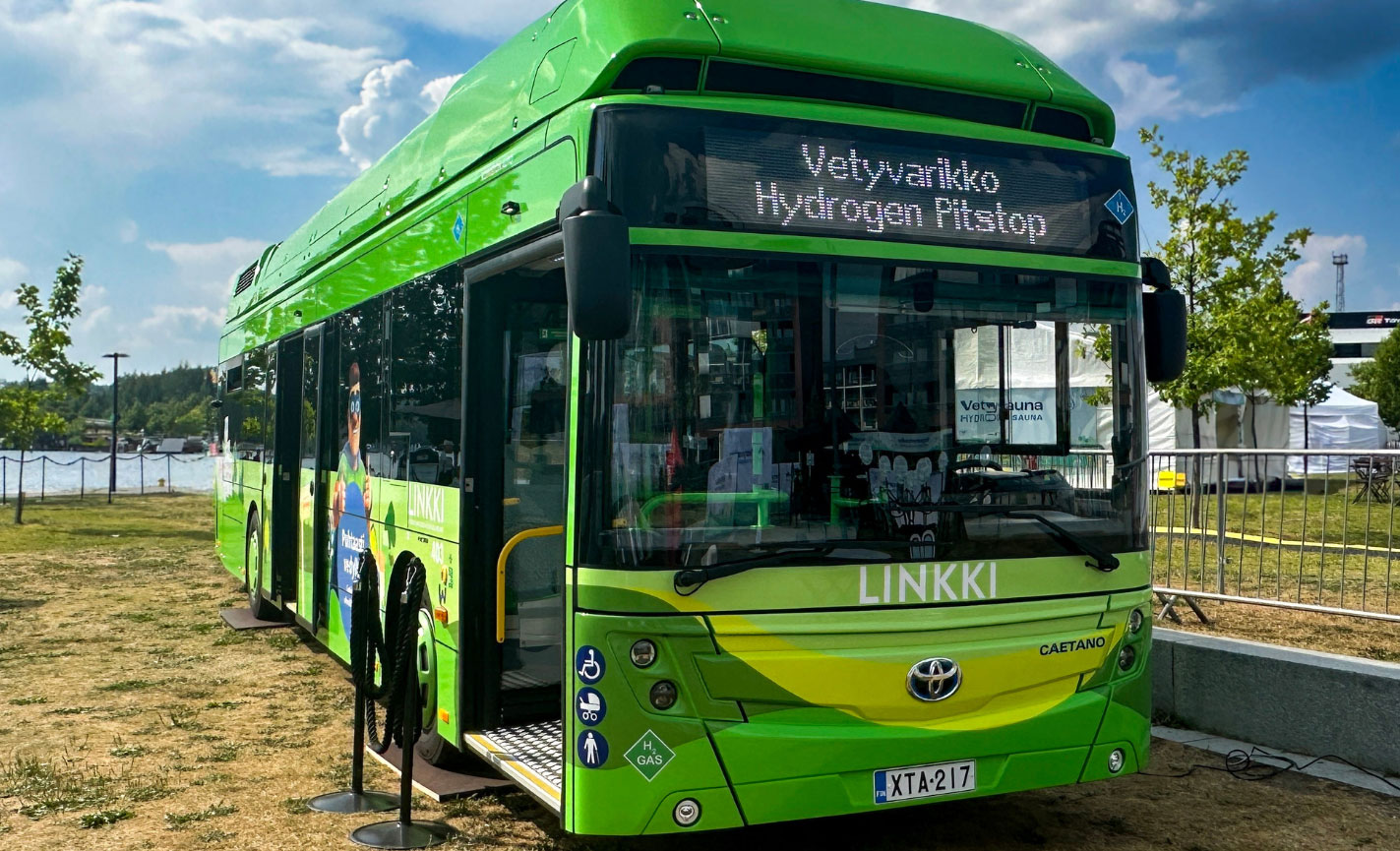Caetano livre ses premiers bus hydrog&egrave;ne en Finlande