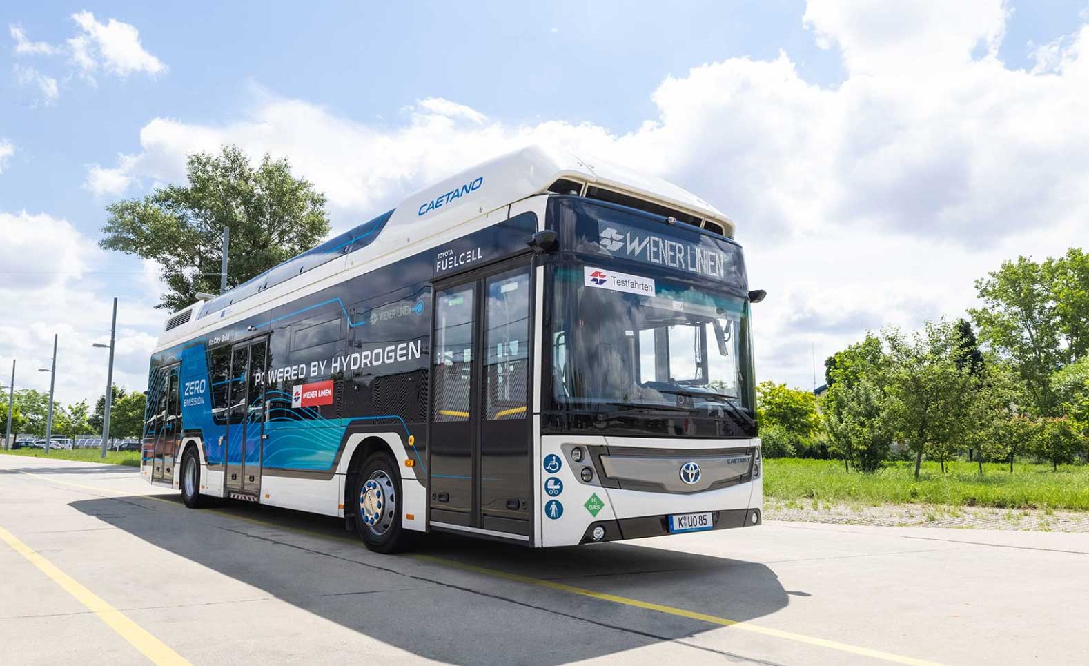 Caetano va livrer 10 bus à hydrogène à Vienne