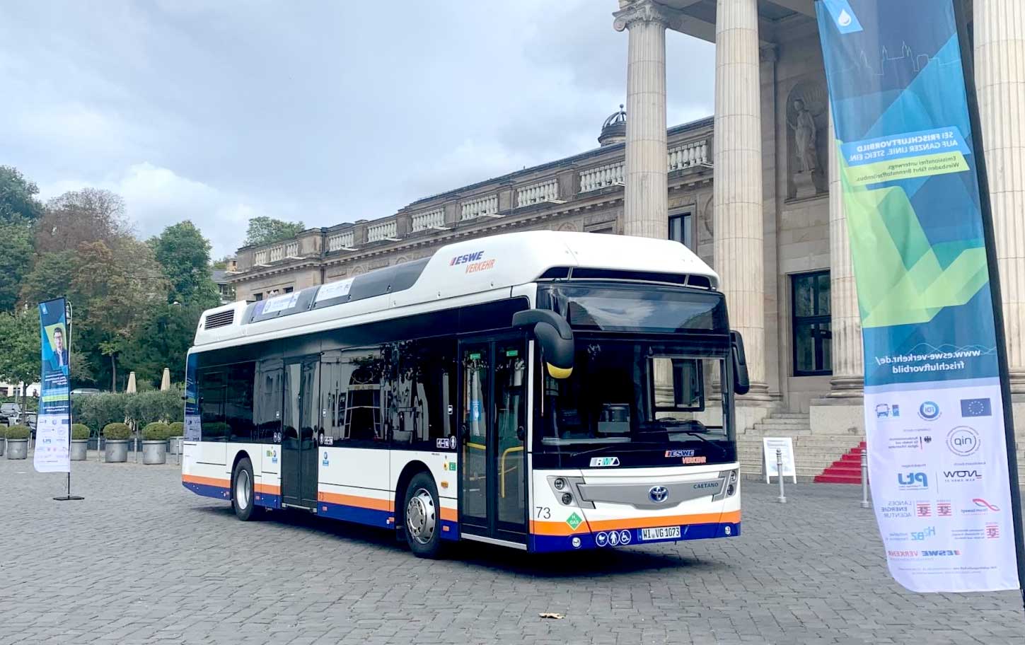 Allemagne : dix bus Caetano à hydrogène pour Wiesbaden