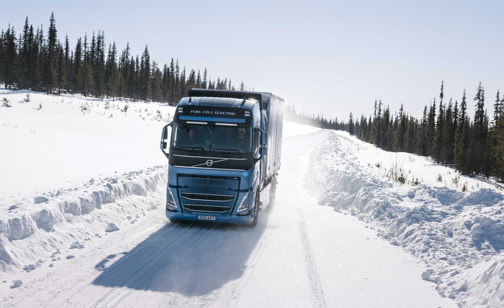 Volvo teste ses camions à hydrogène en conditions extrêmes