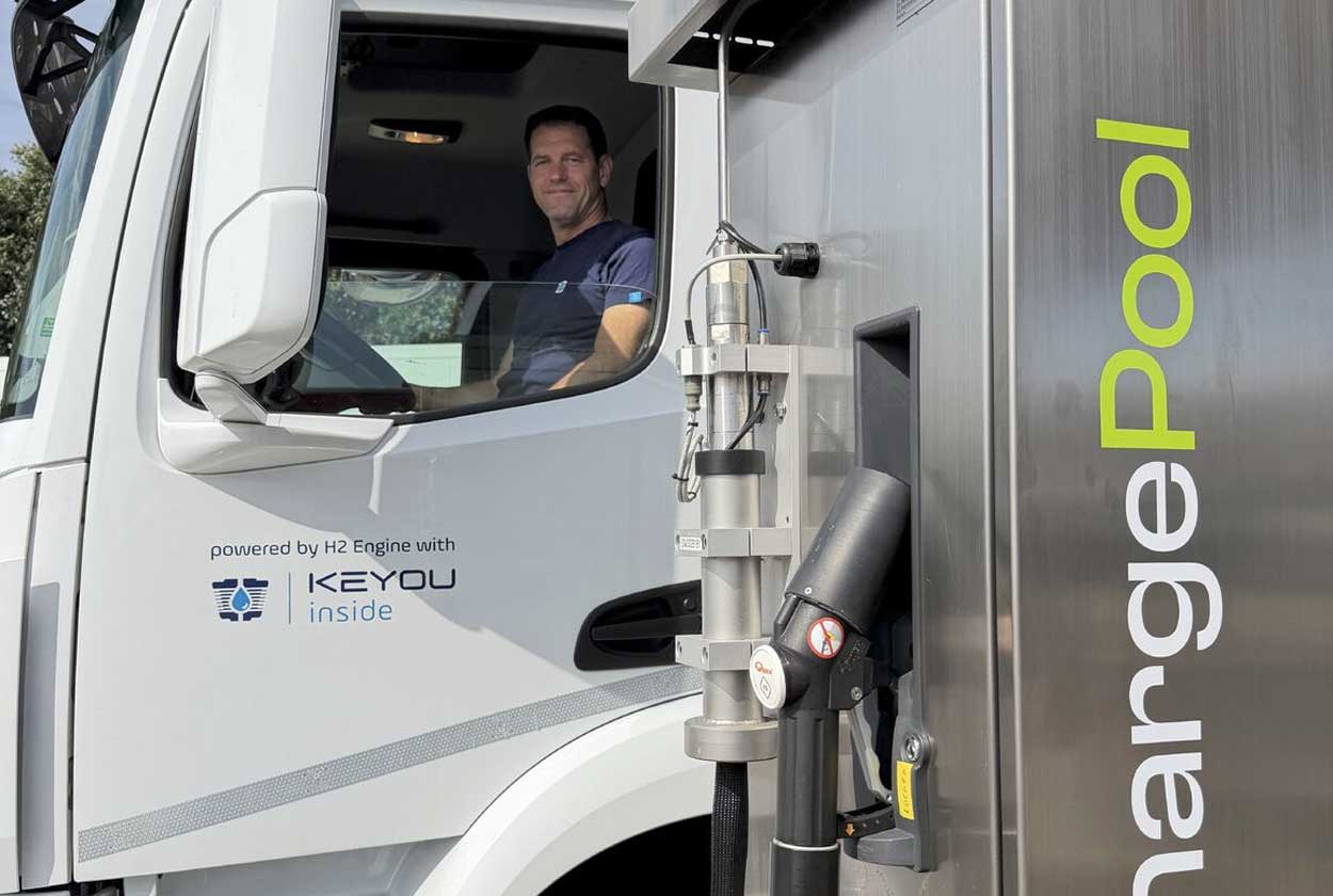 Camions &eacute;lectriques : cette station hydrog&egrave;ne &agrave; 6 millions d'euros contourne les limites du r&eacute;seau local