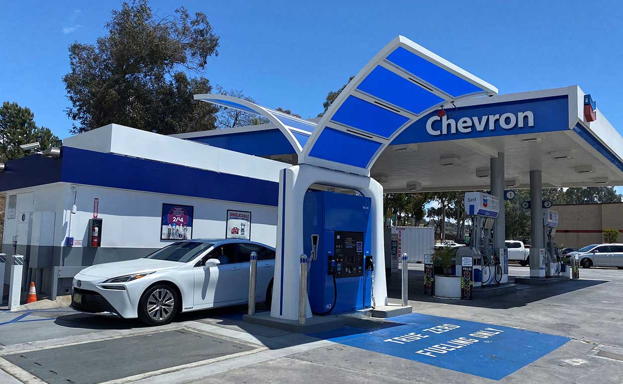 Californie : 30 nouvelles stations hydrogène pour Chevron