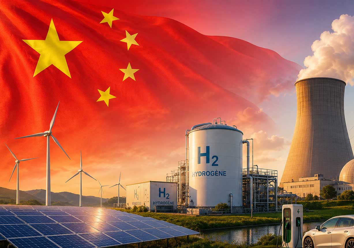 Electricit&eacute;, nucl&eacute;aire, hydrog&egrave;ne... avec son nouveau plan, la Chine acc&eacute;l&egrave;re sur tous les fronts de l'&eacute;nergie