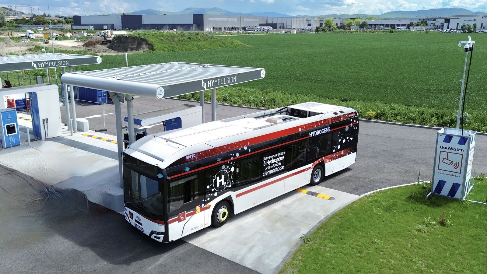 Bus hydrogène : à Clermont Ferrand, SMTC et Keolis lancent leur expérimentation à grande échelle