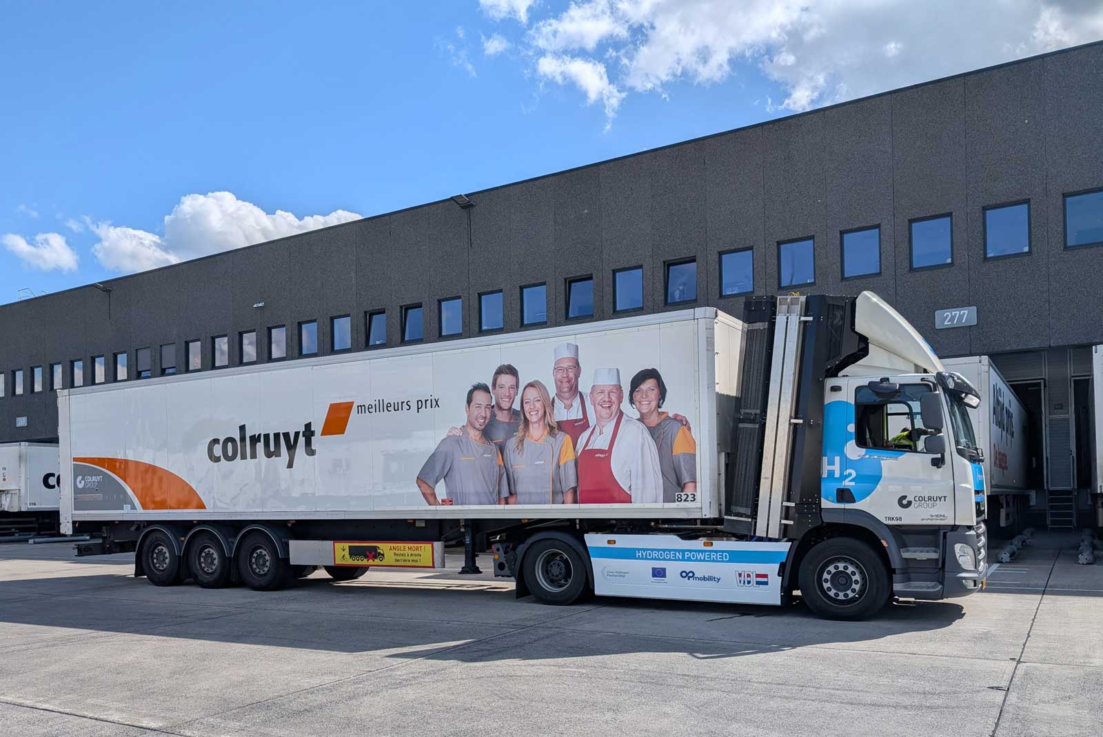 Camion &agrave; hydrog&egrave;ne : avec VDL, Colruyt lance des tests grandeur nature